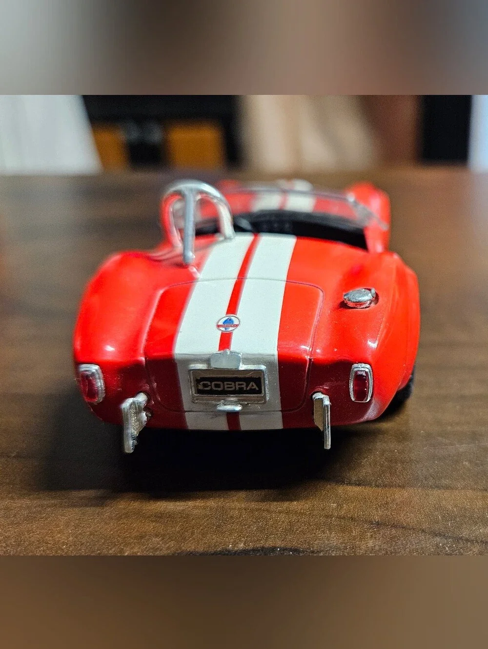 1965 Red With White Red Stripes Shelby Cobra 427 S/C